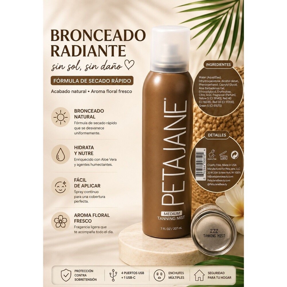 Peta Jane Sunless Tanning Mist Medium 7oz